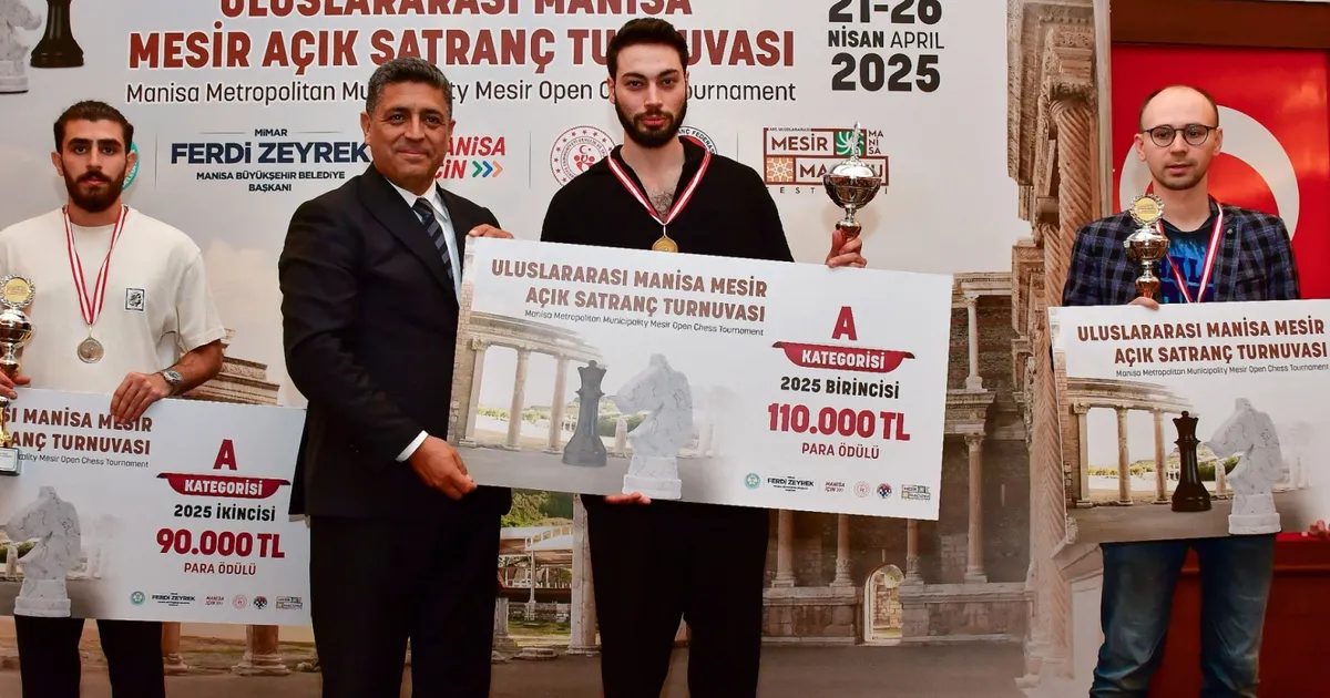 Manisa Festivali Satranç Turnuvası’nda şampiyon belli oldu